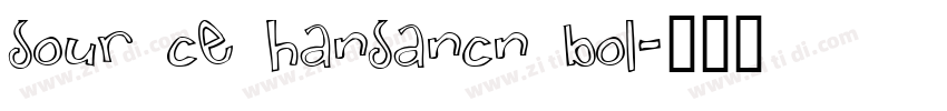 sour ce hansancn bol字体转换